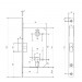 Замок врезной Apecs 5300-P-CR