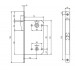 Защелка Apecs 5300-M-WC-CR