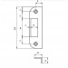 Ответная планка Apecs BP-0068-G