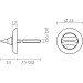 Поворотник Fuaro HMR8*75 CP