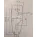 Ручка на планке Pandoor правая (90 мм)