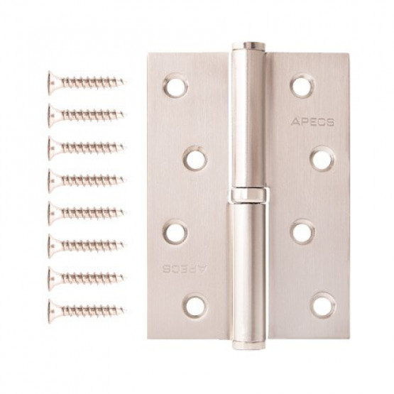 Петля разьемная Apecs 100*70-B-STEEL-NIS-R (никель)