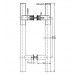 Ручка-скоба Apecs HC-0920-25/300-INOX