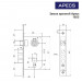 Замок врезной Apecs 1023/60-G