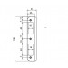 Ответная планка Apecs BP-1425-CR