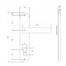 Ручка на планке Apecs HP-85.0123-G (85 мм)