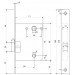 Защелка Avers 5600-P-WC-CR
