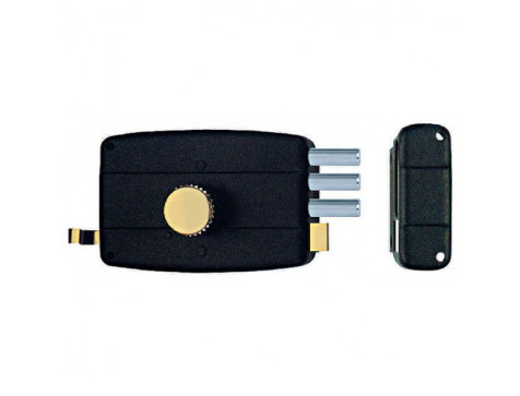 Замок накладной KALE KILIT 157АЗМТ-BS70-BL-(R)-STB (14)