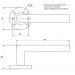 Ручка на розетке Apecs H-0203-INOX