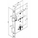 Замок врезной ABLOY 4292 FE/JME