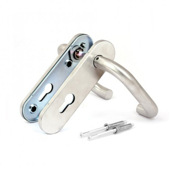 Ручка на планке Apecs HP-72.1303-INOX (72 мм)